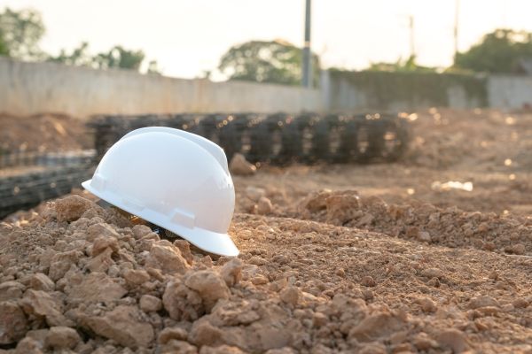 Uneven Terrain on a Construction Site